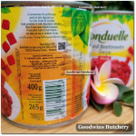 Vegetable Bonduelle France tin BEETROOTS DICED 400g
